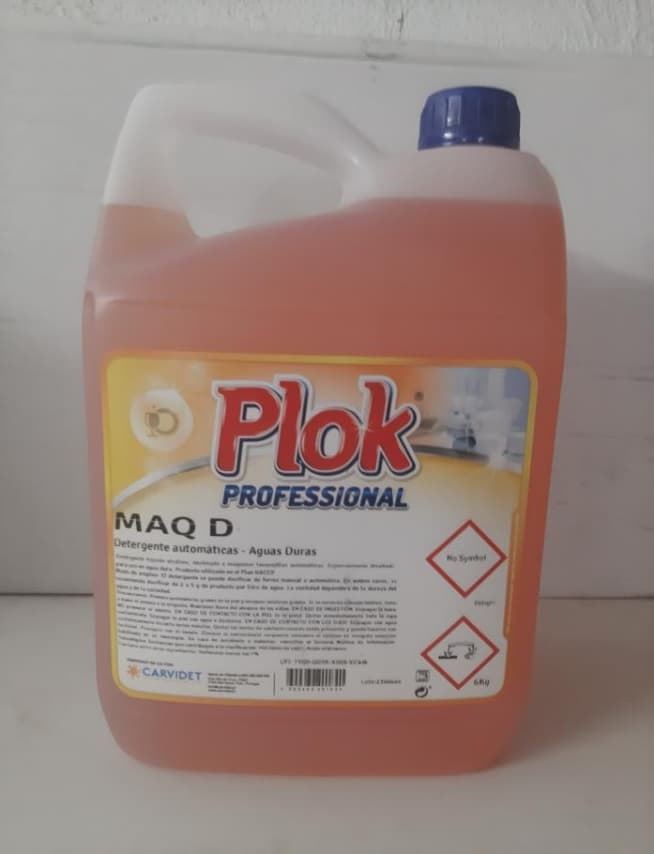 PLOK. Detergente lavavajillas industrial 6 kg - Imagen 1